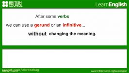 Gerunds and infinitives  Johnny Grammar  Learn English  British Council