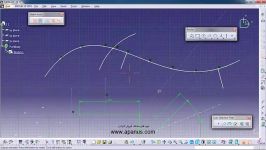 آموزش کتیا Catia  دستور projection point در محیط اسکچ sketcher