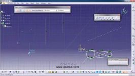 آموزش کتیا Catia  دستورایجاد نقطه یا پوینت point در محیط اسکچ sketcher