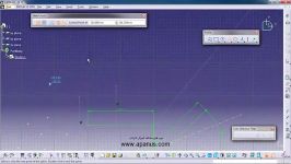 آموزش کتیا Catia  دستور ایجاد نقاط مساوی equidistant point در محیط اسکچ sketcher