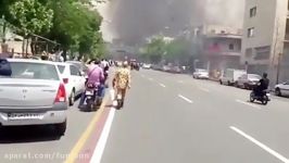 آتش سوزی در پمپ بنزین خیابان شریعتی باعث شد بنزین به جوی های آب روانه شود. ۱۰ اردیبهشت ۱۳۹۶