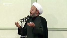 مرثیه خوانی درباره امام کاظم ع در حضور رهبرانقلاب