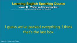Learning English Speaking Course  New English Lesson 10  Wishes and Congratula