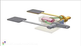 Coaxial pedals of opposite direction motions 1