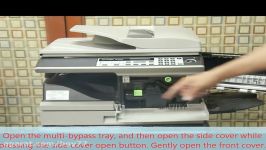 SHARP COPIER  Replacing Toner Cartridge