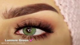 لنز رنگی دهب Lumiere Green  سی لنز