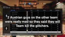 GLITCH ABUSER BUSTED  Rainbow Six Siege