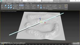 3ds max Conforming object آموزش خروجی گرفتن یک خط روی صفحه تری دی مکس