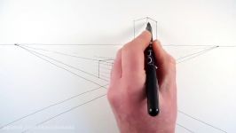 How To Draw A City Using Two Point Perspective