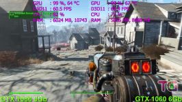 GTX 1060 3Gb vs 6Gb Test in 9 Games i5 6600k