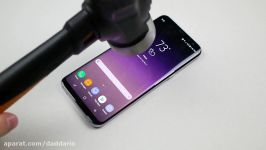 تست مقاومت Samsung Galaxy S8 Plus در برابر چکش چاقو