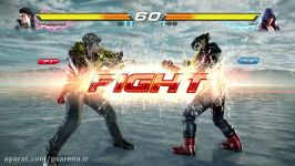 TEKKEN 7 PS4 Jin Vs Dragunov Gameplay  INFINITE AZURE Stage 1080p 60fps No Commentary