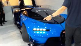 Bugatti Vision GT  real car start up revving moving