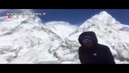 حسین مقدم، کوهنورد ایرانی در مسیر صعود قله اورست