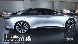 Lucid Air is a futuristic electric car created by former Tesla execs