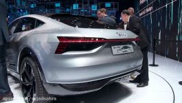 All new Audi E Tron Sportback. Shanghai auto show