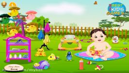 Garden Baby Bathing Game