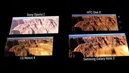 xperia z vs htc one x vs nexus 4 vs galaxy note 2