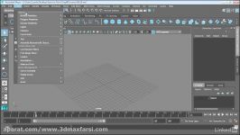 آموزش مدلسازی مایا  کار نوربز مایا maya NURBS Loft