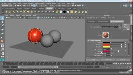 آموزش کار متریال منتال ری مایا maya Mental Ray materials