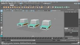 آموزش کار مقدمات مایا صفر تا صد maya Rotate scale