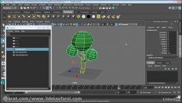 آموزش مدبسازی مایا نحوه ادغام جداکردن آبجکت maya modeling Combine separate