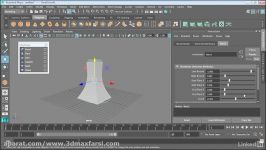 آموزش مدلسازی غیر خطی مایا کار دفورمور maya Modeling deformers