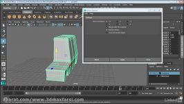 آموزش کار دستور قزینه سازی مایا maya Mirror geometry