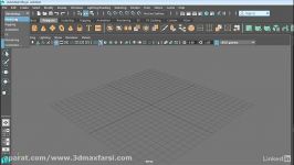 Maya interface صفرتا صد آموزش مایا آشنایی یا محیط نرم افزار مایا