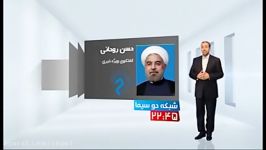 آنونس حضور دکتر حسن روحانی کاندیدای انتخابات ریاست جمهوری در گفتگوی ویژه خبری