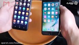 تست گوشی های Galaxy S8 iPhone 7 Plus در اب جوش