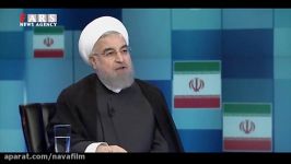 روحانی رقبای انتخاباتی را ب برخورد خشن مردم متهم کرد