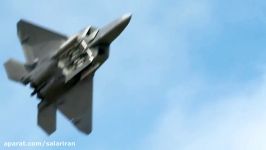 پرواز شکستن دیوار صوتی جنگنده اف 22 رپتور F 22 Raptor