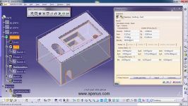 آموزش کتیا Catia  دستور اندازه گیری جرم ، مرکز ثقل ... Measure Inertia در محیط پارت Part design