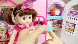 Masha and Baby doll baby sitter Orbeez slime toys play