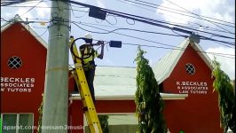 FTTH PROJECT IN CARAIBE  NEW EMPLOYEE FIRST INSTALLATION