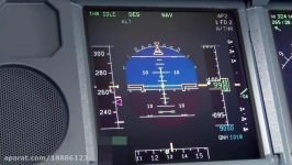 Cockpit Cam  PFD Closeup RNAV Approach