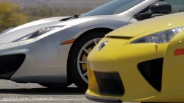 Bugatti Veyron vs Lamborghini Aventador vs Lexus LFA vs McLaren MP4 12C  Head 2 Head Episode 8