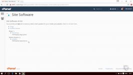 آموزش cPanel  قسمت 61 Site Software