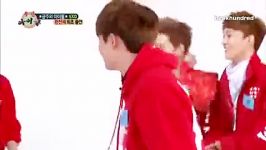 برنامه Weekly idol باحضورexo بخش دوم