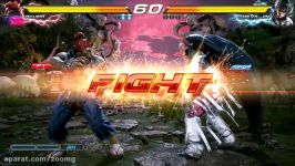 تریلر جدید گیم پلی بازی Tekken 7 نبرد آکوما دویل جین