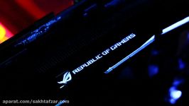 نورپردازی بی نظیر کارت گرافیک ASUS ROG STRIX GTX 1080Ti