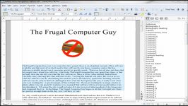 LibreOffice Writer 29 Paragraph Styles  part 1