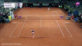 2017 Internazionali BNL dItalia Second Round  Garbine Muguruza vs Ostapen