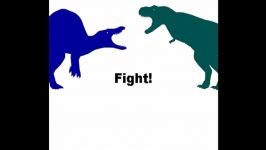 میدان جنگ کرتاسه T Rex vs Spinosaurus