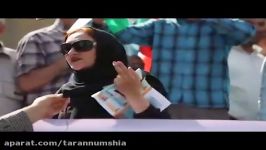 حامیان روحانی در جمع حامیان دکتر رئیسی در مصلی تهران 