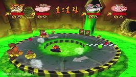 Crash Bash Walkthrough Part 42 HD 200 Warp Room 4 Toxic Dash Gold Relic