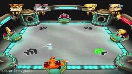 Crash Bash Walkthrough Part 46 HD 200 Warp Room 1 All Platinum Relics