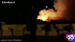 تصاویر اختصاصی آتش سوزی پارک سرخه حصار تهران