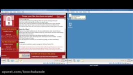 WannaCry RansomWare  Demo of propagation and how to remove it